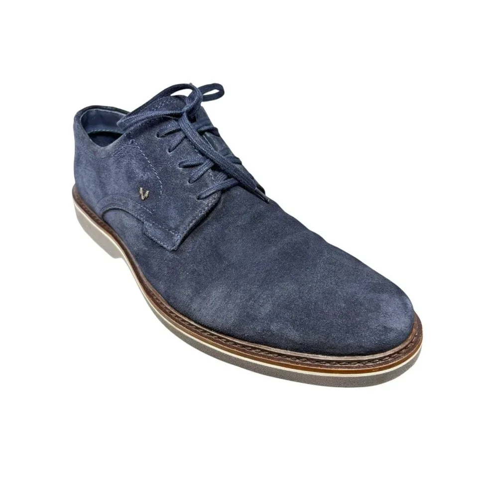 Martinelli 1973 Watford Navy‎ Blue Suede Derby